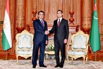 Speaker of the National Assembly Rustam Emomali Meets President of Turkmenistan Serdar Berdimuhamedov