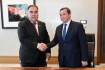 Tajik Bobojon Gafurov District and Kazakh Maktaaral District Sign MoU
