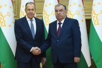 President Emomali Rahmon Received the Minister of Foreign Affairs of the Russian Federation Sergey Lavrov