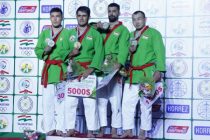Tajik Athletes Win 7 Medals at the First Asian Senior Gushtingiri Championship