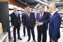 Head of State Emomali Rahmon Opens Commercial and Entertainment Center «Khonai man» in Khujand