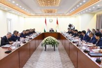 President Emomali Rahmon Holds Working Meeting with the Leadership of Sughd Region and Its Cities and Districts