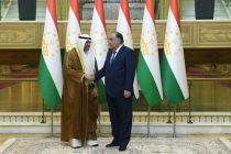 President Emomali Rahmon Receives the Deputy Prime Minister, Minister of Defense of the State of Kuwait Sheikh Ahmed Al-Fahad Al-Ahmed Al-Sabah