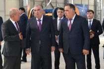 President of Tajikistan Opens a Workshop for Processing and Production of Metal Constructions «Sokhtmoni Kabir» LLC in Khujand