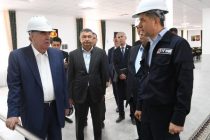 Leader of the Nation Emomali Rahmon Opens the canteen of Tajikhydroelectromontazh  at the Roghun