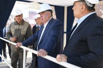 President Emomali Rahmon Gets Acquainted with Activities of the «WeBuild» Stone and Gravel Production Enterprise
