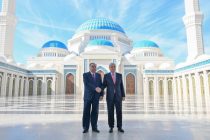 Presidents Emomali Rahmon and Kassym-Jomart Tokayev Visits the Central Mosque of Astana