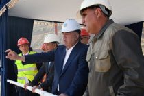 President Emomali Rahmon familiarizes himself with Course of Work at Shaft No. 17 of the Rogun HPP