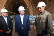 President Emomali Rahmon Inspected the Progress of Installation Works in 3rd Stage of Conveyor Line in Tunnel KT-9 of «Rogun» HPP
