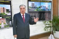 President Emomali Rahmon Attended Presentation of Project of a New Building of Central Hospital and MIA Division in Darvoz District