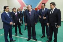 President Emomali Rahmon Commissions the Modern Sports Complex and Familiarizes himself with Projects of Residential and Service Facilities of the Tajik National University