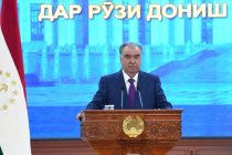 President Emomali Rahmon meets with Educators on Day of Knowledge in Danghara District