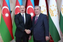 President Emomali Rahmon Meets with President of Azerbaijan Ilham Aliyev
