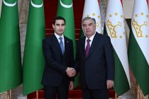President Emomali Rahmon Meets with President of Turkmenistan Serdar Berdimuhamedow