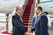 President of Kazakhstan Kassym-Jomart Tokayev Arrives in Tajikistan