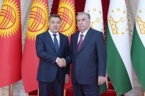 President of Tajikistan Emomali Rahmon Meets with President of the Kyrgyz Republic Sadyr Japarov