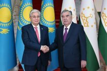 President of Tajikistan Emomali Rahmon Meets with President of the Republic of Kazakhstan Kassym-Jomart Tokayev