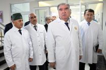 Leader o the Nation Emomali Rahmon Opens Psychiatric and Narcological Hospital in Kulob region