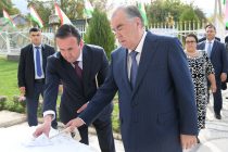 Leader of the Nation Emomali Rahmon Opens New Building of the Youth Center in Muminobod District