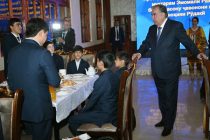 Leader of the Nation Emomali Rahmon Meets with Orphans from Rudaki District