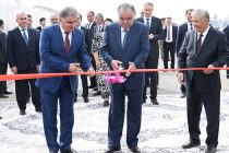 President Emomali Rahmon Attended the Opening of a Highway of Local Importance Muminobod-Ghesh-Childukhtaron