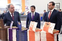 President Emomali Rahmon Attends Opening of  New Amiri Confectionery Factory in Dushanbe