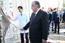 President Emomali Rahmon has Participated in a Ceremony to Commission the Oriyono Diagnostic and Treatment Center in Farkhor District