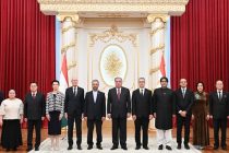 President of Tajikistan Emomali Rahmon Receives Credentials from Foreign Ambassadors
