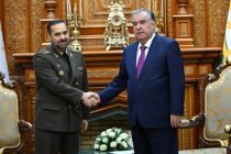 President of Tajikistan Emomali Rahmon Receives Iranian Defense Minister  Mohammad Reza Ashtiani