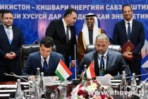 Tajik and UAE Energy Companies Sign Three Cooperation Documents