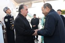 President Emomali Rahmon Begins his Working Visit in the Republic of Uzbekistan
