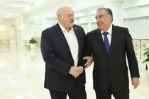 President Emomali Rahmon Meets the President of Belarus Alexander Lukashenko