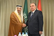 President of Tajikistan Emomali Rahmon Meets the Minister of Investment of Saudi Arabia Khalid Al-Falih