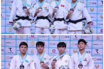 Tajik Athletes Win Two Gold Medals at the Asian Junior Judo Championships
