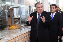 President Emomali Rahmon Attends Opening of New Building of Dunyoi Osh Service Center in Dushanbe