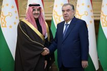 President Emomali Rahmon Receives the CEO of the Saudi Fund for Development Sultan Abdulrahman Al-Marshad in Dushanbe