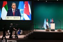 President of Tajikistan Emomali Rahmon Attends the High Level Round Table of the World Climate Action Summit