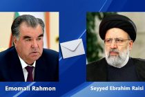 President of Tajikistan Emomali Rahmon Sends Condolences to Iranian President Ebrahim Raisi