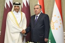 President Emomali Rahmon Meets with Chairman of the Consultative Assembly of the State of Qatar Hassan bin Abdullah Al-Ghanim