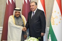 President Emomali Rahmon Meets with Chairman of the Qatari Businessmen Association Sheikh Faisal Bin Qassim Al Thani