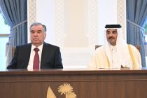 Signing Ceremony of New Documents of Cooperation Between the Republic of Tajikistan and the State of Qatar
