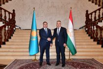 Tajik and Kazakh Foreign Ministers Hold Talks in Dushanbe