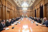 President Emomali Rahmon Holds Working Meeting