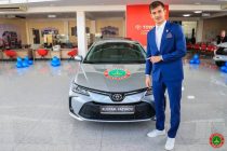 Rustam Yatimov Awarded a Toyota Carolla Car