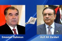 The Head of State Emomali Rahmon Holds Telephone Conversation with the Newly Elected President of the Islamic Republic of Pakistan