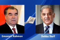 President Emomali Rahmon’s Telephone Conversation with Prime Minister of the Islamic Republic of Pakistan