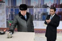 President Emomali Rahmon Lays Foundation Stone of New Administrative Building of the Ministry of Culture