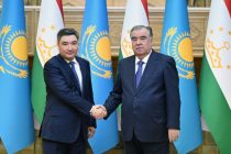 President Emomali Rahmon Receives the Prime Minister of the Republic of Kazakhstan Oljas Bektenov