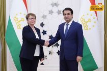 Speaker of Majlisi milli, Chairman of Dushanbe Rustami Emomali Meets with President of the European Bank for Reconstruction and Development