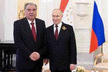 President of Tajikistan Emomali Rahmon Meets with President of the Russian Federation Vladimir Putin in Moscow
